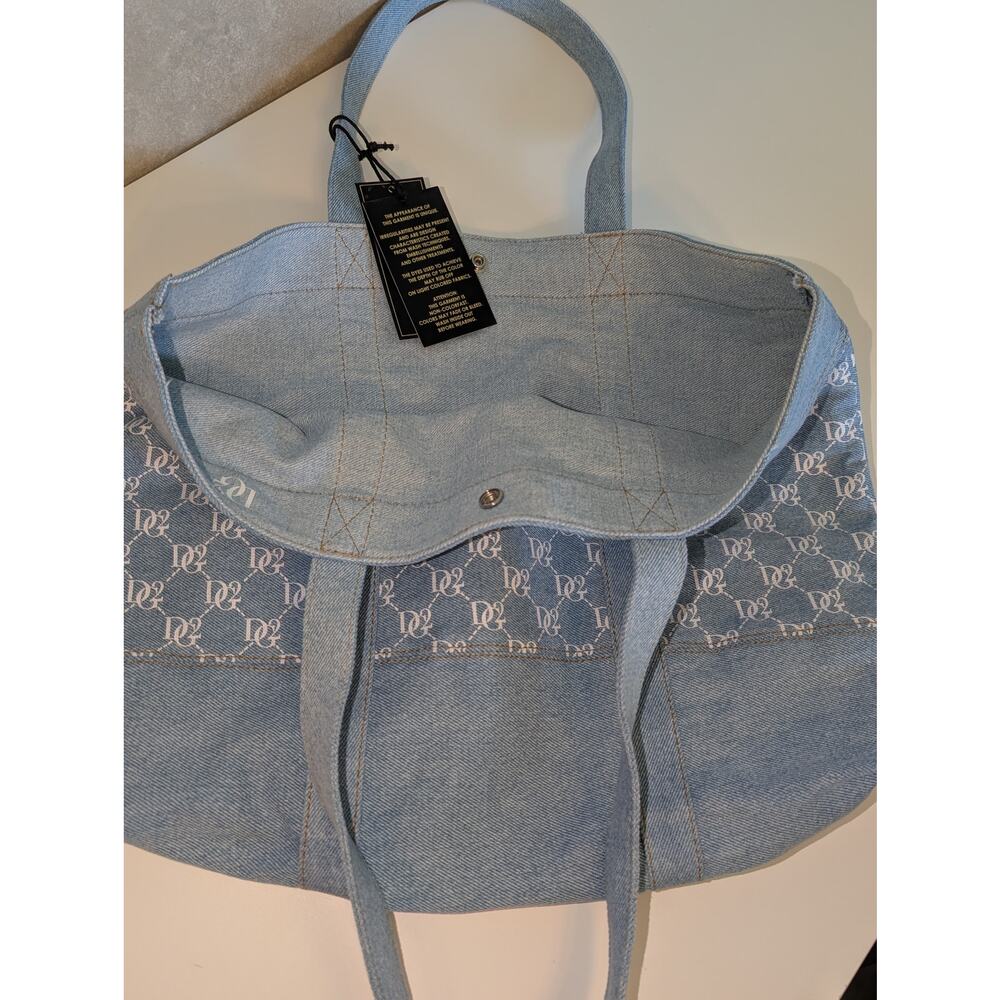 DG2 by Diane Gilman 30th Anniversary Denim Tote Bag Market Travel - Picture 3 of 7